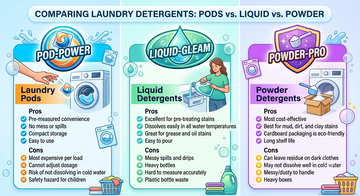 Laundry Pods vs. Liquid Detergent vs. Powder: The Ultimate Cost-Per-Wash Breakdow