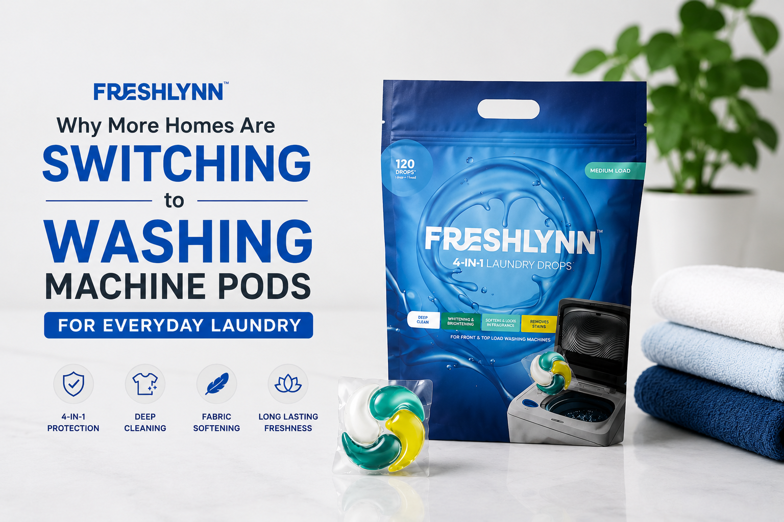 Why More Homes Are Switching to Washing Machine Pods – Freshlynn